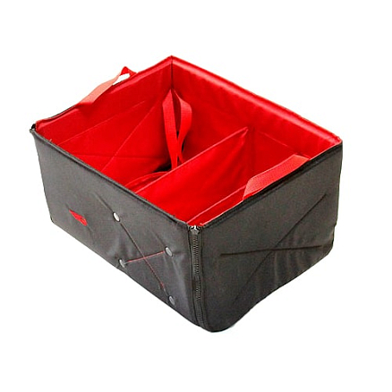 Ящик-органайзер складной в багажник автомобиля Тренд Фолдин 24 л черно-красный