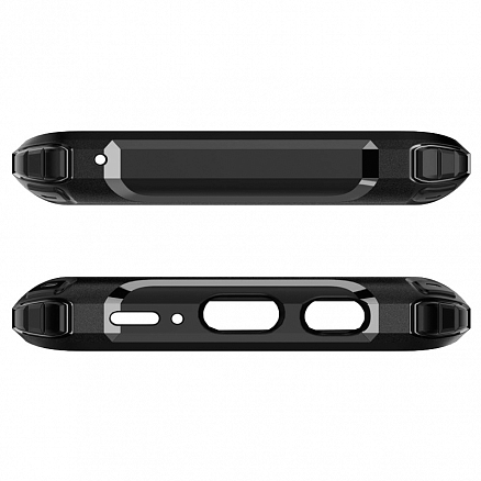Чехол для Samsung Galaxy S9+ гибридный с защитой экрана Spigen SGP Pro Guard черный