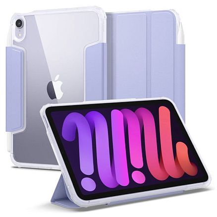 Чехол для iPad Mini 6 книжка Spigen Ultra Hybrid Pro фиолетовый