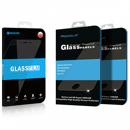 Защитное стекло для Xiaomi Mi A2, Mi 6X на весь экран противоударное Mocolo AB Glue Silk Printed 2.5D черное
