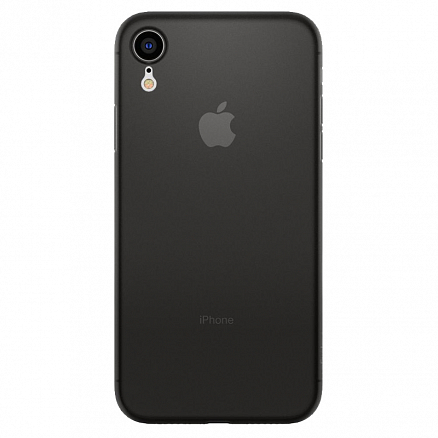 Чехол для iPhone XR пластиковый ультратонкий Spigen SGP Air Skin черный