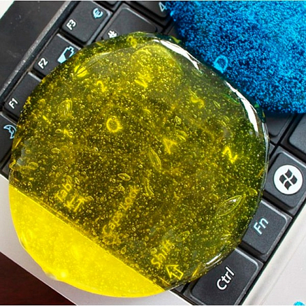 Гель для чистки клавиатуры и техники Magic Cleaner желтый
