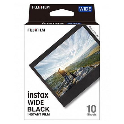 Картридж с фотопленкой для Fujifilm Instax Wide Black на 10 снимков