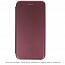 Чехол для Samsung Galaxy A51 кожаный - книжка GreenGo Smart Diva бордовый