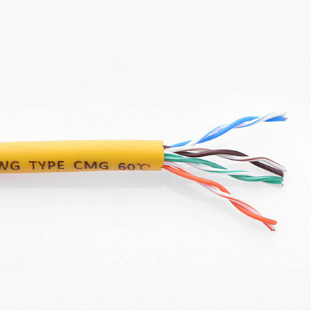 Сетевой кабель (патч-корд) RJ45 Cat.5e UTP длина 20 м Ugreen NW103 желтый