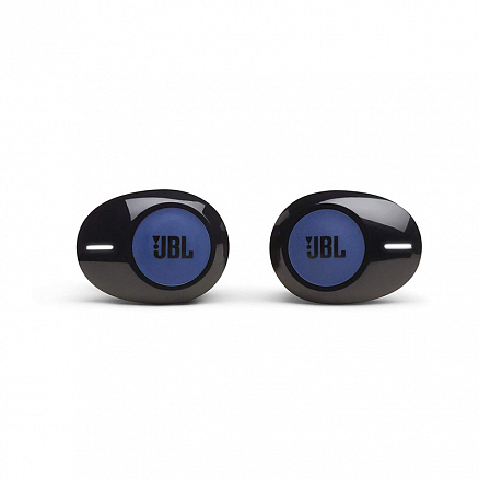 Наушники беспроводные Bluetooth JBL Tune 120 TWS вакуумные с микрофоном черно-синие