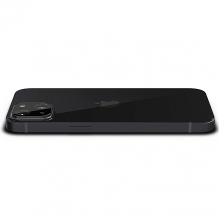 Защитное стекло на камеру для iPhone 13 mini Spigen Optik.TR черное 2 шт.