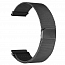 Ремешок-браслет для Samsung Galaxy Watch 42 мм, Active, Active 2 40 мм и 44 мм миланское плетение Nova-02 черный