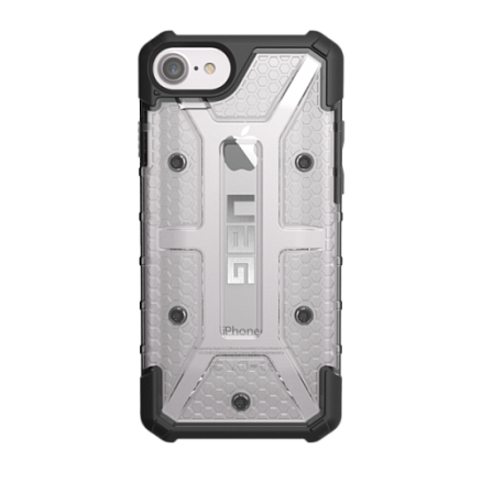 Чехол для iPhone 7, 8, 6, 6S гибридный для экстремальной защиты Urban Armor Gear UAG Plasma прозрачный