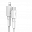 Кабель Type-C - Lightning для зарядки iPhone 1 м 2.4А 18W Baseus Mini White (быстрая зарядка PD) белый