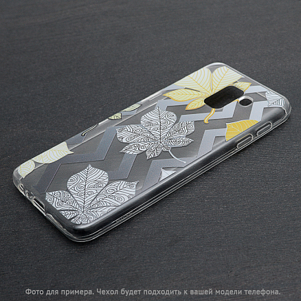 Чехол для Samsung Galaxy J6 гелевый GreenGo Autumn Frosty прозрачный