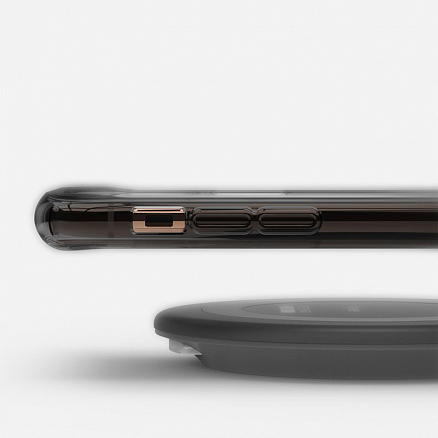 Чехол для iPhone 11 Pro Max гибридный Ringke Fusion прозрачно-серый