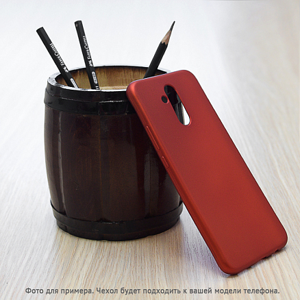 Чехол для Samsung Galaxy S8+ G955F гелевый CN красный