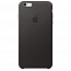 Чехол для iPhone 6 Plus, 6S Plus из натуральной кожи оригинальный Apple MKXF2ZM черный