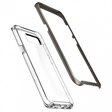 Чехол для Samsung Galaxy S8 G950F гибридный Spigen SGP Neo Hybrid Crystal прозрачно-серый