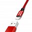 Кабель USB - Lightning для зарядки iPhone 1,8 м 2A плетеный Baseus Yiven красный