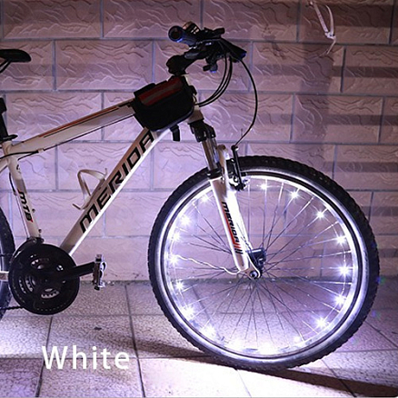 Подсветка для колес велосипеда светодиодная A01 белая