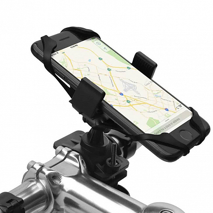 Велосипедный держатель для телефона до 6 дюймов на руль Spigen A250 черный