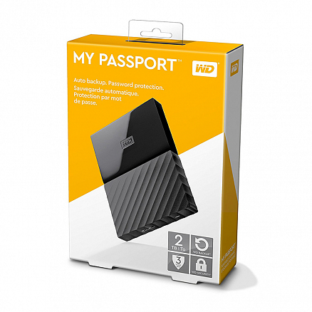 Внешний жесткий диск Western Digital My Passport 2TB USB 3.0 Black