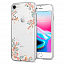 Чехол для iPhone 7, 8 гелевый ультратонкий Spigen SGP Liquid Crystal Blossom & Birds прозрачный