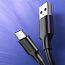 Кабель Type-C - USB длина 1 м 3A Ugreen US287 (быстрая зарядка QC 3.0) черный