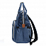 Рюкзак (сумка) Ankommling LD22 для мамы с отделением для бутылочек синий джинс