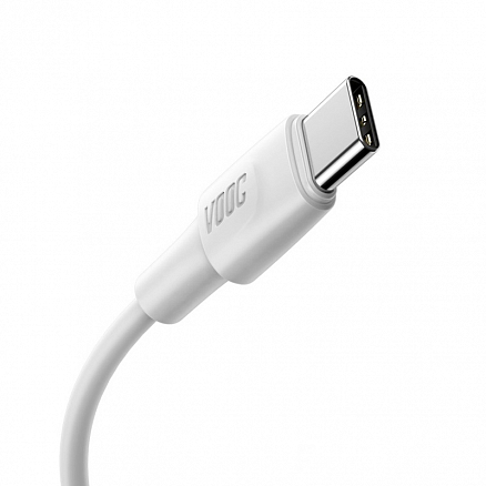 Кабель Type-C - USB 2.0 для зарядки 2 м 5А Baseus White (быстрая зарядка VOOC, QC 3.0) белый