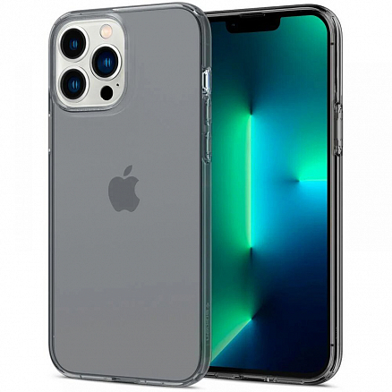 Чехол для iPhone 13 Pro гелевый Spigen Crystal Flex прозрачный серый