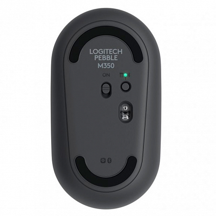 Мышь беспроводная Bluetooth оптическая Logitech Pebble M350 графит