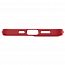 Чехол для iPhone 12, 12 Pro пластиковый тонкий Spigen Thin Fit красный