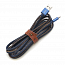Кабель USB - Lightning для зарядки iPhone 2 м 2.4А MFi джинсовый Ugreen US247 синий