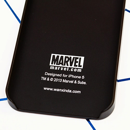 Чехол для iPhone 5, 5S, SE лицензионный Марвел - Железный Человек 1 IPH57216