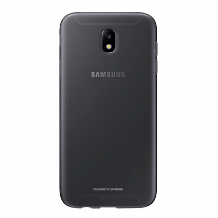 Чехол для Samsung Galaxy J7 (2017), J7 Pro (2017) оригинальный Jelly Cover EF-AJ730TBEG черный