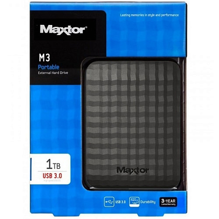 Внешний жесткий диск Seagate Maxtor M3 1TB USB 3.0 Black