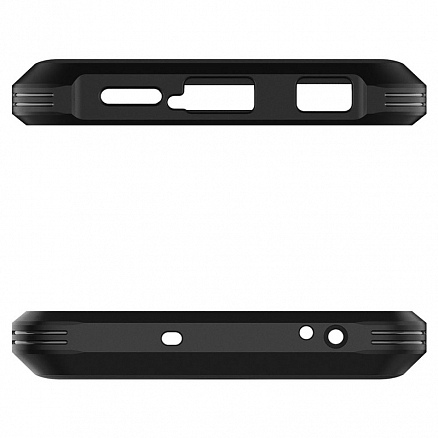 Чехол для Xiaomi Poco X3, X3 Pro гибридный для экстремальной защиты Spigen SGP Tough Armor темно-серый