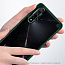 Чехол для Xiaomi Redmi Note 9 гибридный Rzants Starshine зеленый