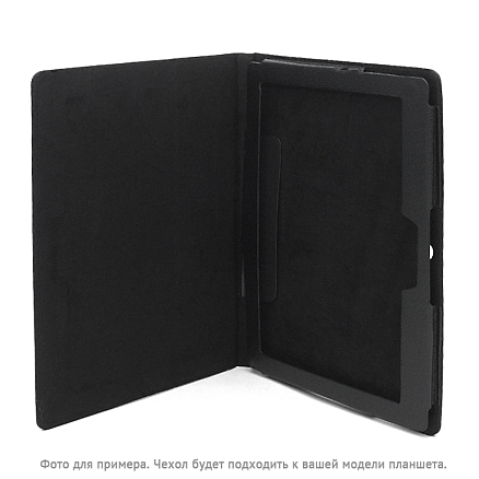 Чехол для Samsung Galaxy Tab A 8.0 T350, T355, P355 кожаный NOVA-01 черный