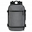 Рюкзак Ozuko 8983L для путешествий с отделением для ноутбука до 17,3 дюйма серый