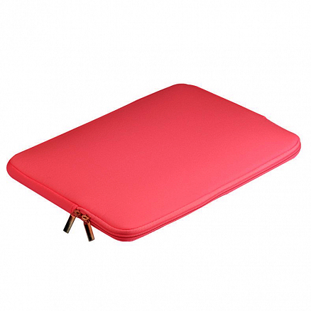 Чехол для ноутбука до 13 дюймов универсальный неопреновый на молнии GreenGo NPR2 красный