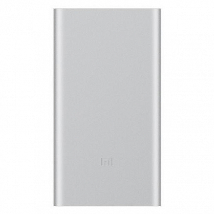 Внешний аккумулятор Xiaomi Mi Power Bank 2 PLM02ZM 10000мАч (ток 2.4А, быстрая зарядка QC 2.0) серебристый