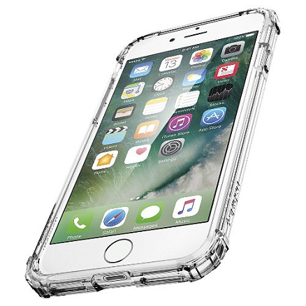 Чехол для iPhone 7, 8 гибридный Spigen SGP Crystal Shell прозрачный