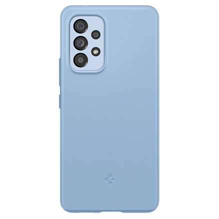 Чехол для Samsung Galaxy A53 пластиковый тонкий Spigen Thin Fit голубой