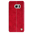 Чехол для Samsung Galaxy Note 7 кожаный на заднюю крышку Nillkin Englon красный
