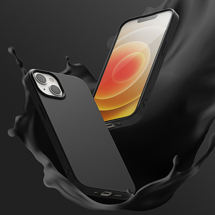 Чехол для iPhone 13 mini гелевый ультратонкий Ringke Air S черный