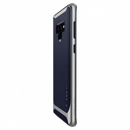 Чехол для Samsung Galaxy Note 9 N960 гибридный Spigen SGP Neo Hybrid серебристо-синий