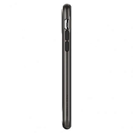Чехол для iPhone X, XS гибридный Spigen SGP Neo Hybrid черно-серый