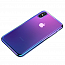 Чехол для iPhone X, XS гелевый Baseus Glow черно-фиолетовый 