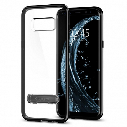 Чехол для Samsung Galaxy S8+ G955F гибридный Spigen SGP Ultra Hybrid S прозрачно-черный