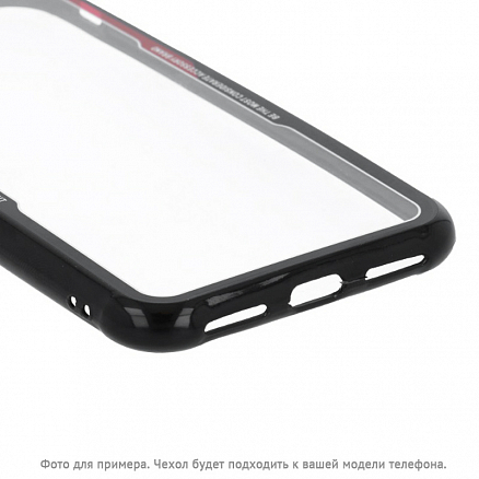 Чехол для Huawei P20 Pro гибридный Beeyo Acrylic прозрачно-черный