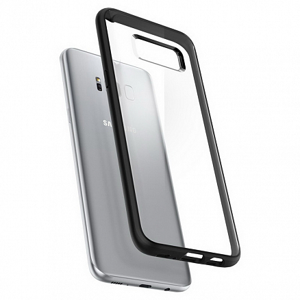 Чехол для Samsung Galaxy S8+ G955F гибридный Spigen SGP Ultra Hybrid прозрачно-черный матовый